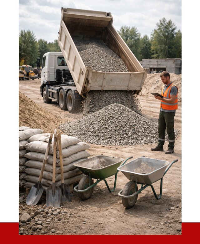 Доставка нерудных материалов в Керчи от 1225 руб. | ПРОНЕРУДКрч