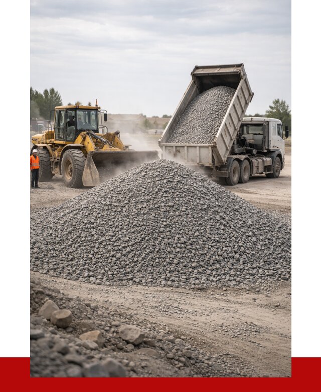 Купить щебень с доставкой в Керчи от 2553 руб. | ПРОНЕРУДКрч