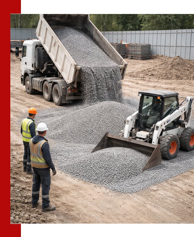 Доставка и продажа гранитного щебня фракции 0-5 в Керчи