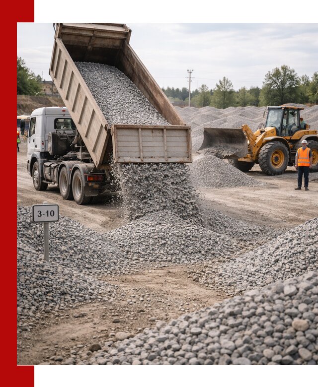 Гранитный щебень фракции 3–10: доставка и продажа в Керчи