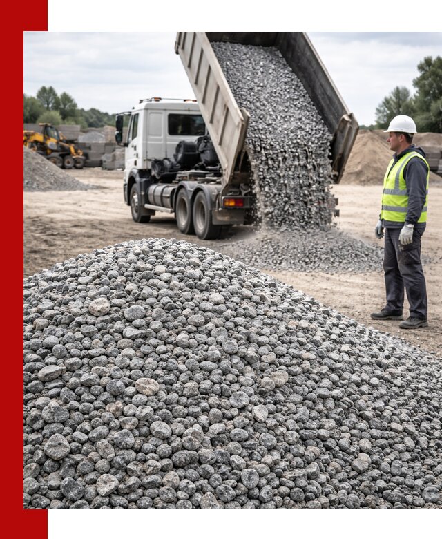 Доставка и продажа гранитного щебня фракции 5-20 в Керчи