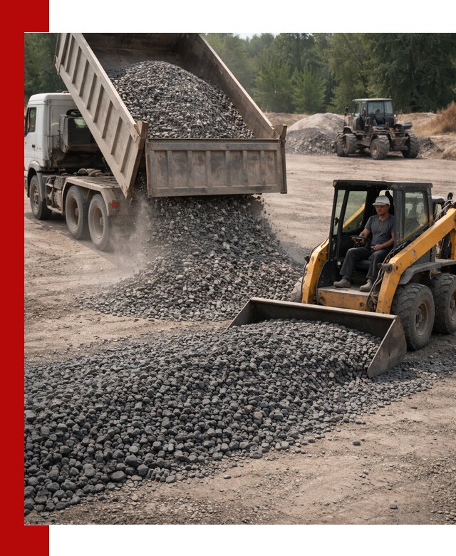 Гранитный щебень фракция 40-70 с доставкой в Керчи