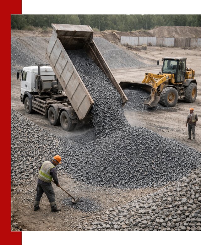 Щебень габбро-диабаз фр. 5-20 с доставкой в Керчи