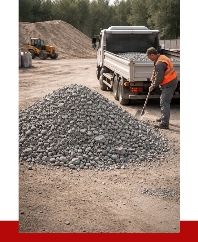 Гравийный щебень фракция 5-10 в Керчи от 2247 р. | ПРОНЕРУДКрч