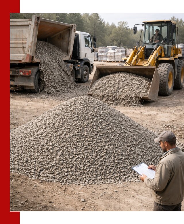 Гравийный щебень фракция 5–10 с доставкой в Керчи