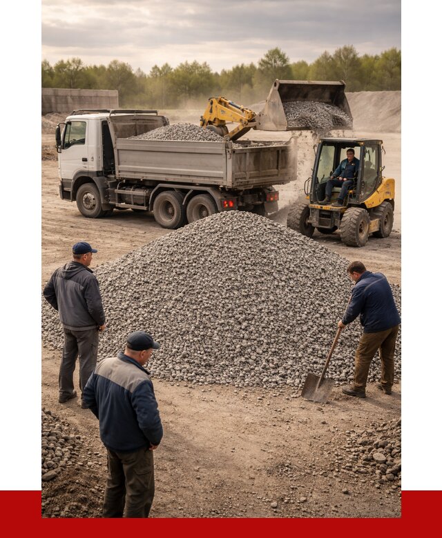 Гравийный щебень фракция 5-20 в Керчи от 2451 р. ПРОНЕРУДКрч