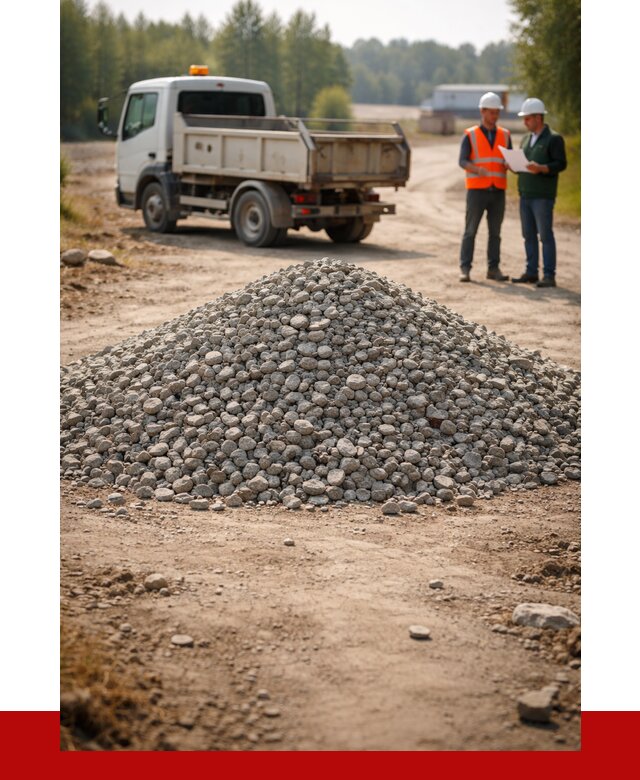 Гравийный щебень фракция 20-40 в Керчи от 1225 р. | ПРОНЕРУДКрч