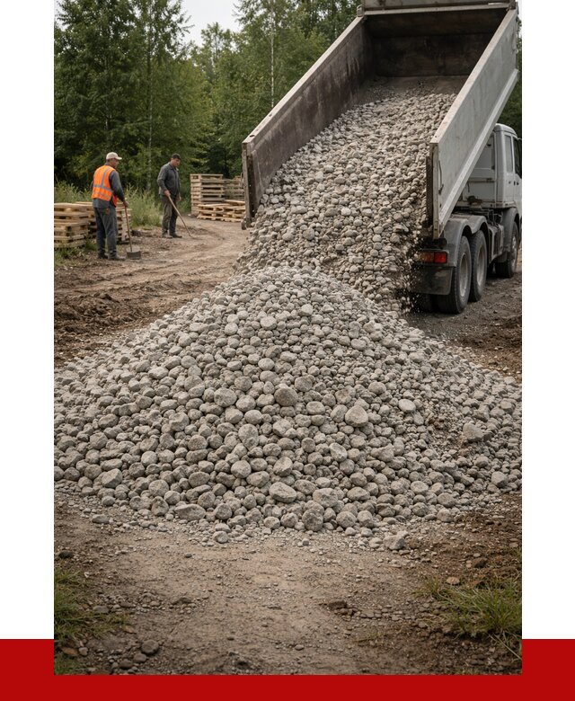 гравийный щебень фракция 70-120 в Керчи от 2502 р. ПРОНЕРУДКрч