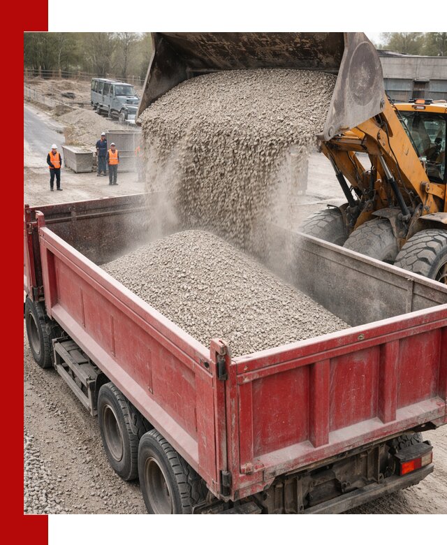 Купить известняковый щебень фракции 0-5 с доставкой в Керчи