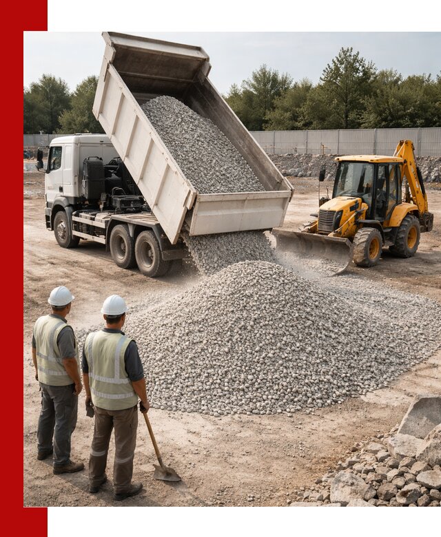 Купить известняковый щебень фракции 5–10 мм с доставкой в Керчи