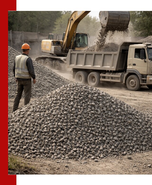 Шлаковый щебень фракция 5-20 с доставкой в Керчи