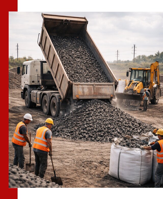 Шлаковый щебень фракция 40-70 с доставкой в Керчи