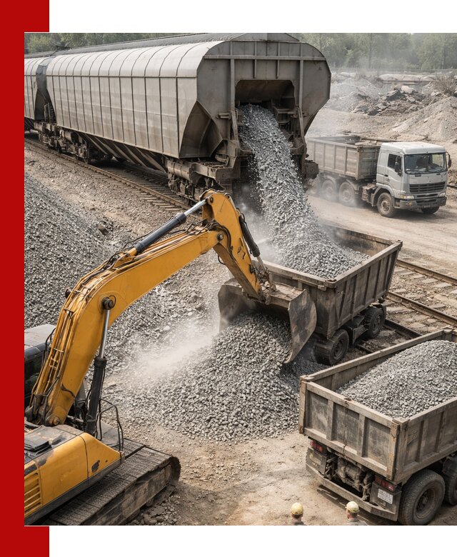 Доставка железнодорожного щебня в Керчи крупными партиями быстрого отгруза