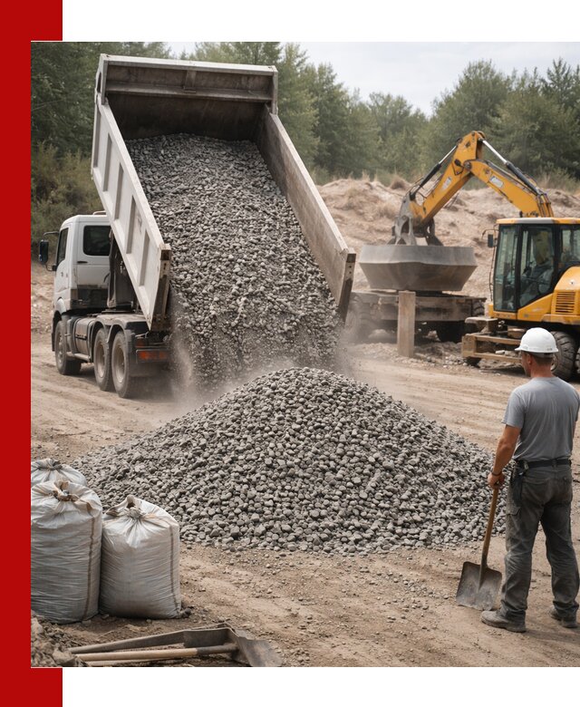 Доставка и продажа бетонного щебня в Керчи