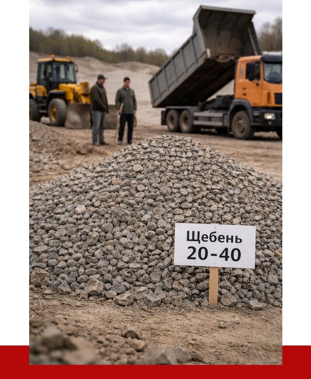 Бетонный щебень фракция 20-40 в Керчи от 2502 р. | ПРОНЕРУДКрч