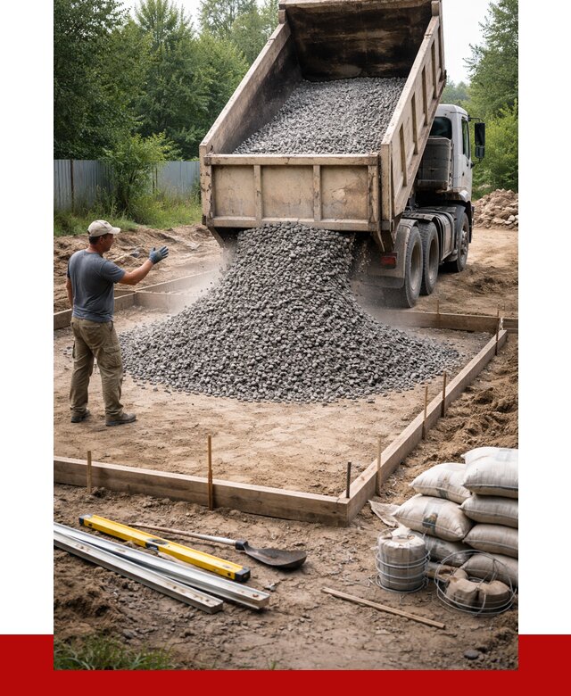 Купить щебень для фундамента в Керчи от 4595 р. | ПРОНЕРУДКрч