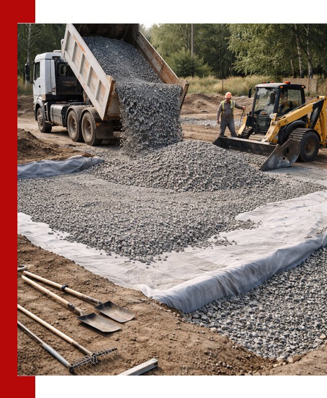 Щебень для фундамента с доставкой в Керчи