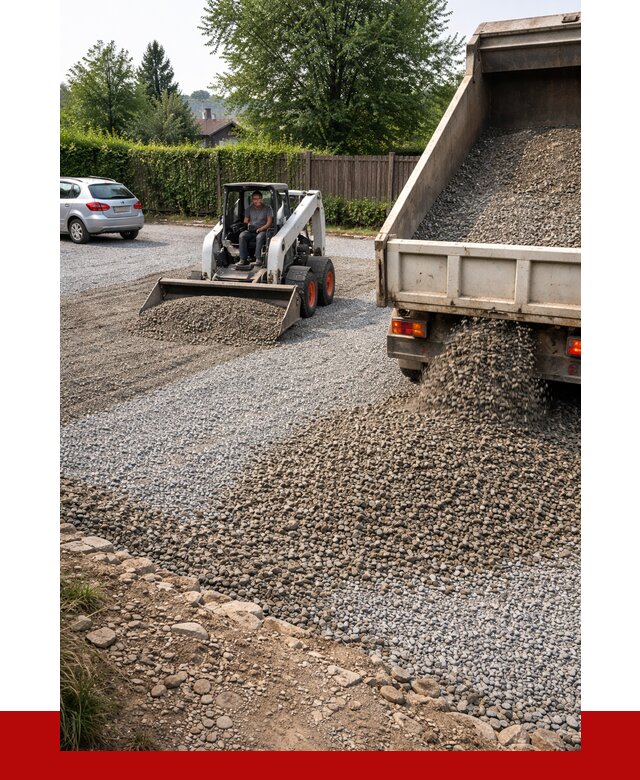 Щебень для парковки в Керчи с доставкой от 1225 р.| ПРОНЕРУДКрч