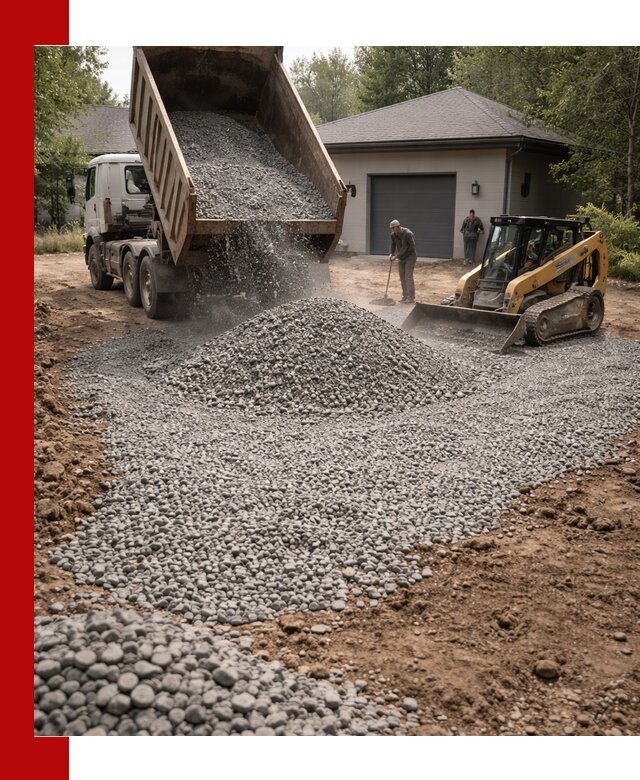 Щебень для парковки в Керчи: доставка и укладка качественного материала
