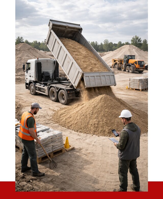 Карьерный песок с доставкой в Керчи от 3676 р. ПРОНЕРУДКрч