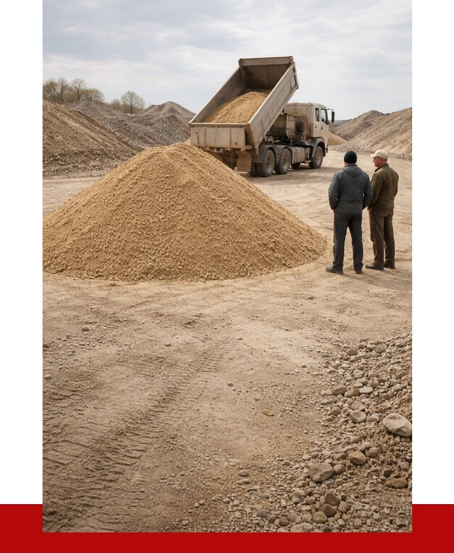 Карьерный песок крупнозернистый в Керчи от 8680 р | ПРОНЕРУДКрч