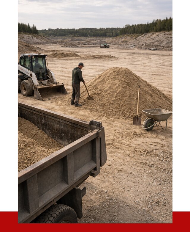 Карьерный песок среднезернистый в Керчи, от 2247 р. ПРОНЕРУДКрч