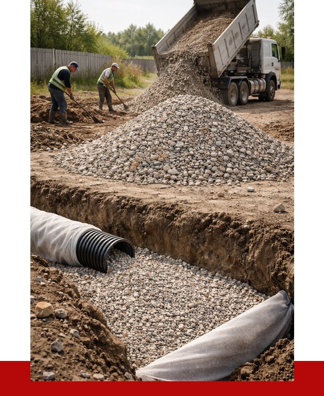 Гравий для дренажа в Керчи от 2247 р., доставка ПРОНЕРУДКрч