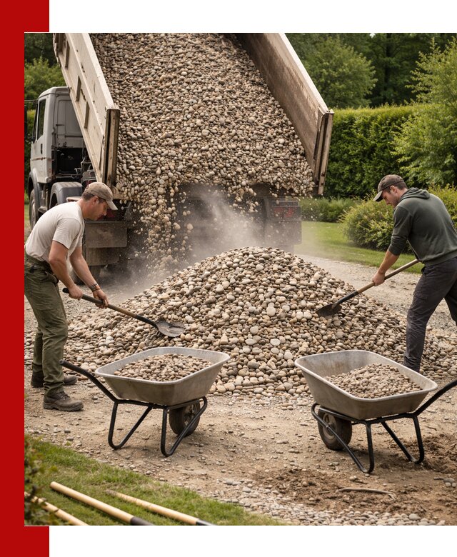 Доставка и продажа декоративной гальки в Керчи