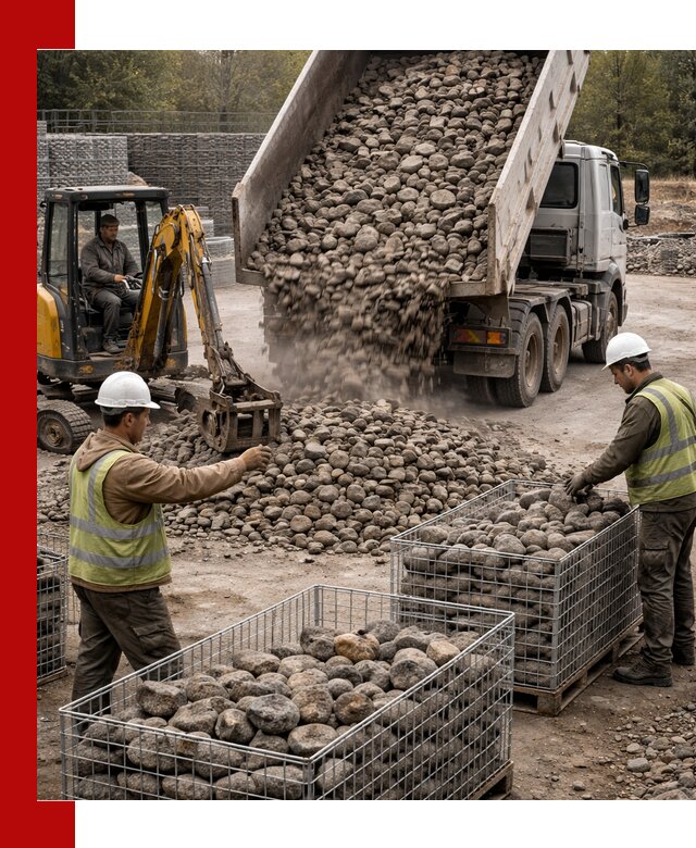 Камень для габионов фракция 100–201 в Керчи