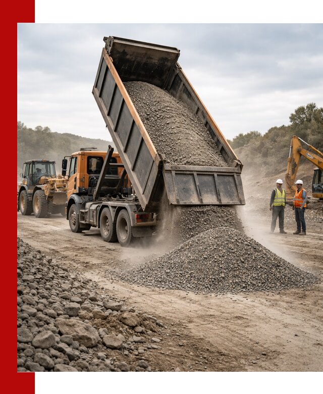 Щебёночно-песчаная смесь ЩПС С1 с доставкой в Керчи