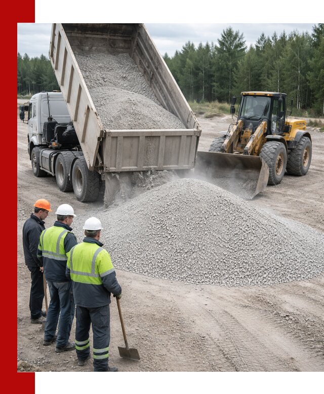 Известняковый отсев 0-5 доставка в Керчи быстро и выгодно