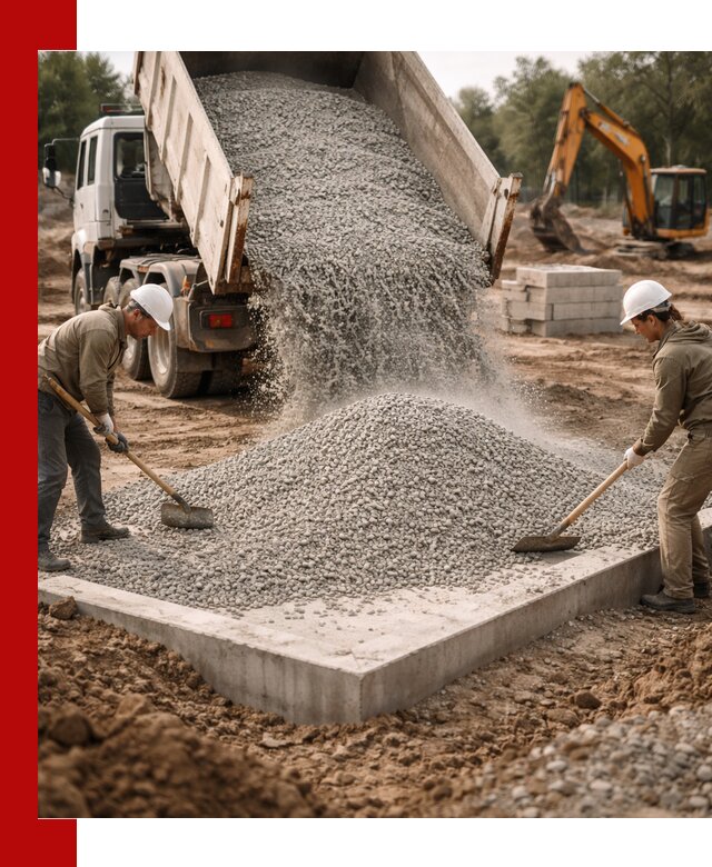 Доставка и продажа отсева для бетона в Керчи