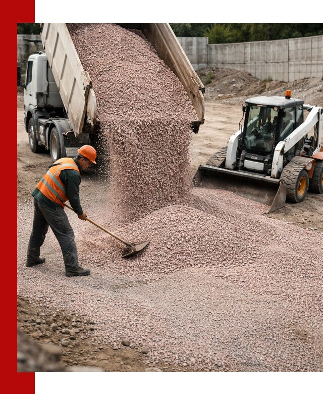 Крошка розовый гранит с доставкой в Керчи от производителя