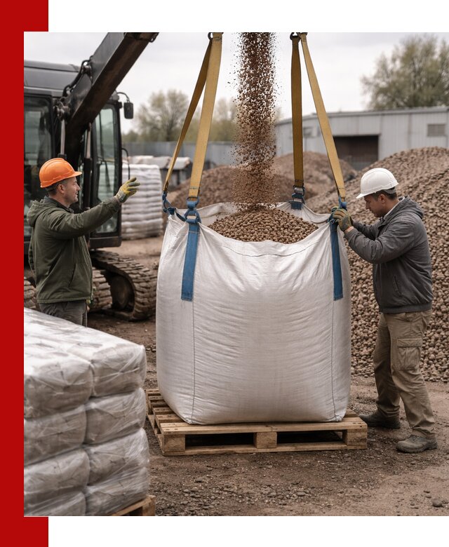 Керамзит в биг-бегах с доставкой в Керчи