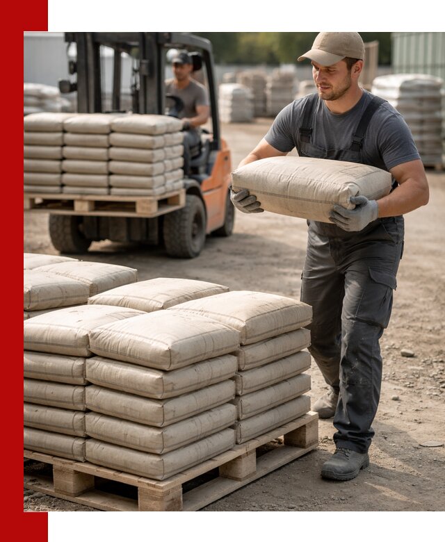 Доставка цемента в мешках оптом и в розницу в Керчи