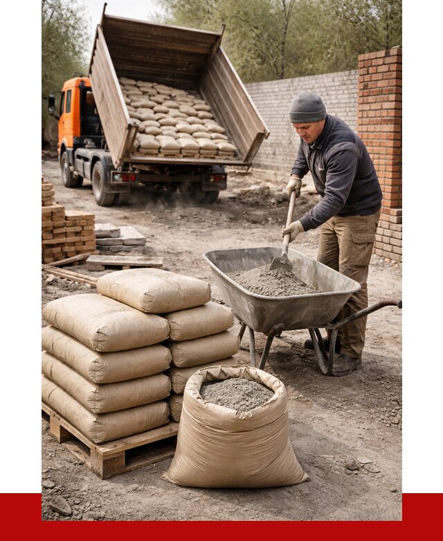 Купить сухую смесь для кладки в Керчи от 1225 р. | ПРОНЕРУДКрч