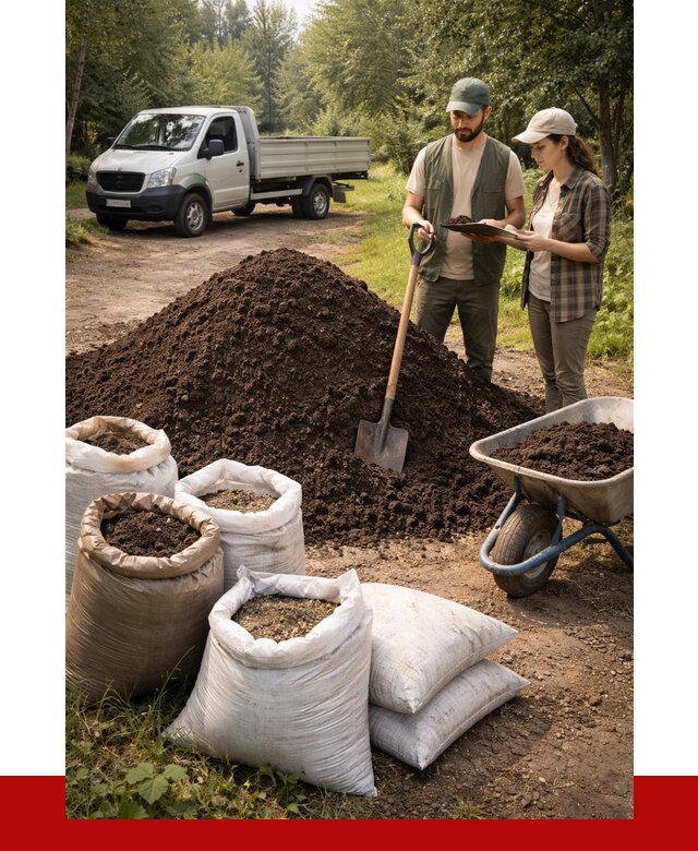 Купить грунт с доставкой в Керчи от 4595 р. за м3 | ПРОНЕРУДКрч