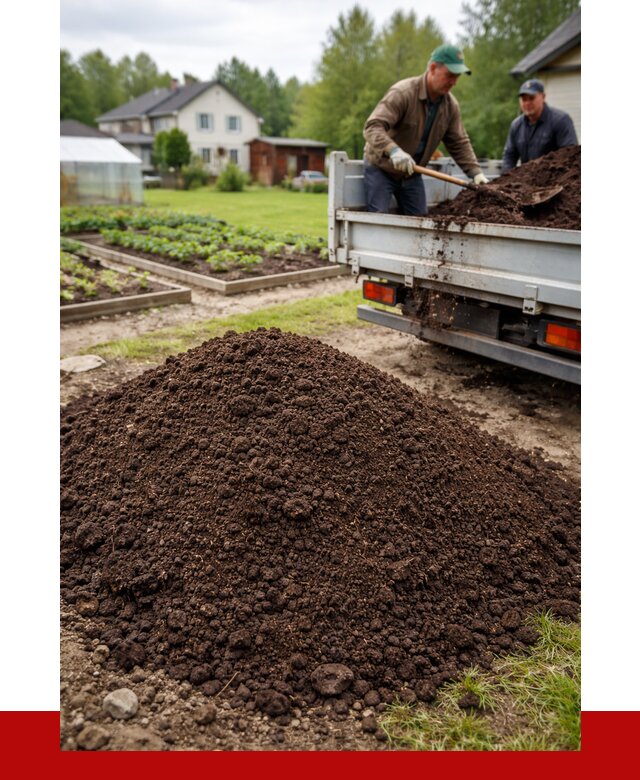 Плодородный грунт в Керчи с доставкой от 4289 р. | ПРОНЕРУДКрч