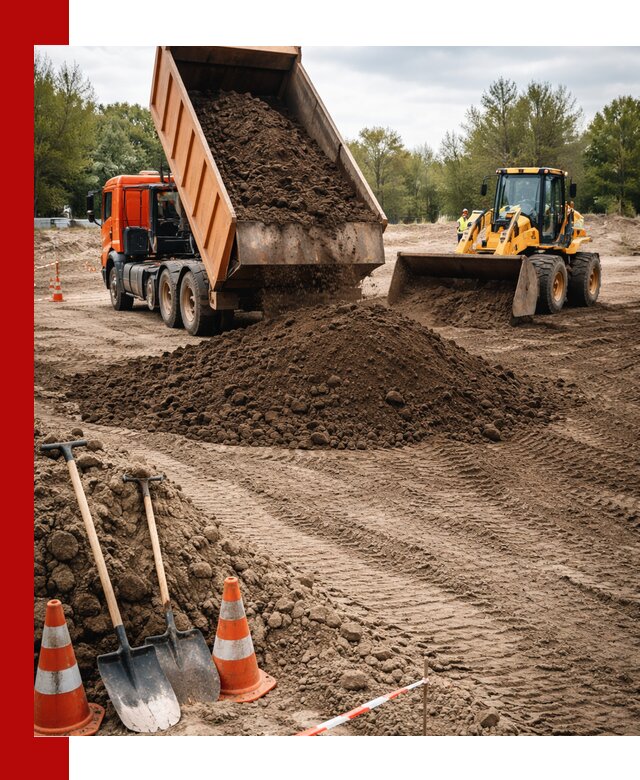 Поставка и доставка планировочного грунта в Керчи