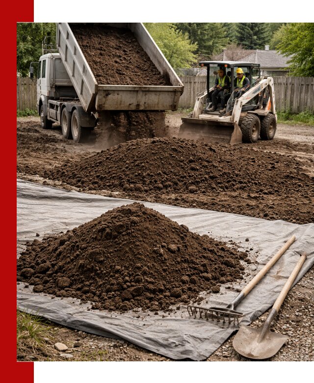 Грунт для отсыпки участка с доставкой в Керчи