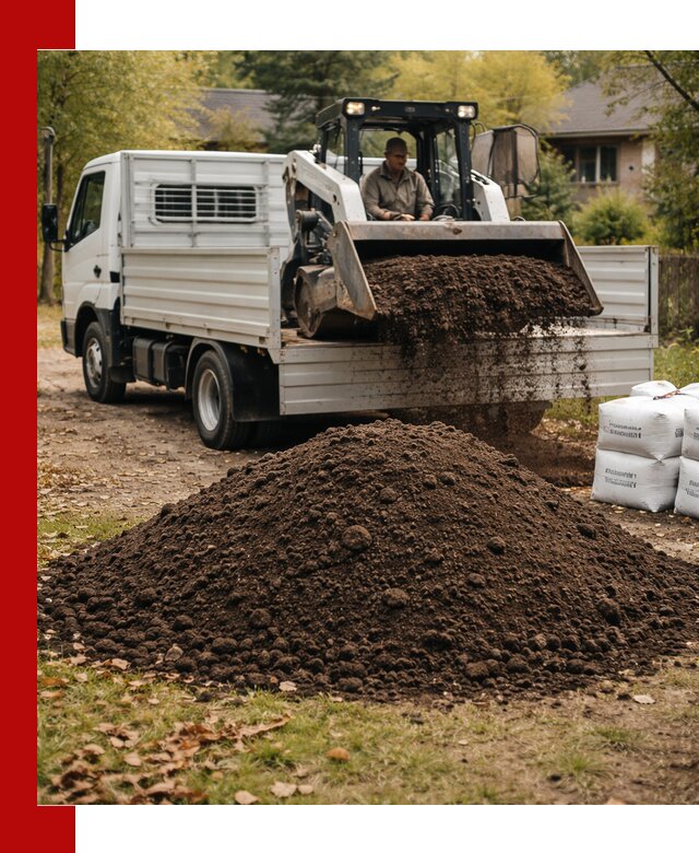 Доставка садовой земли в больших объёмах в Керчи