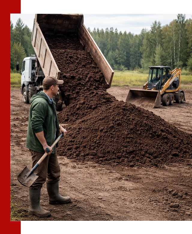 Купить верховой торф с доставкой в Керчи для садоводства и растений