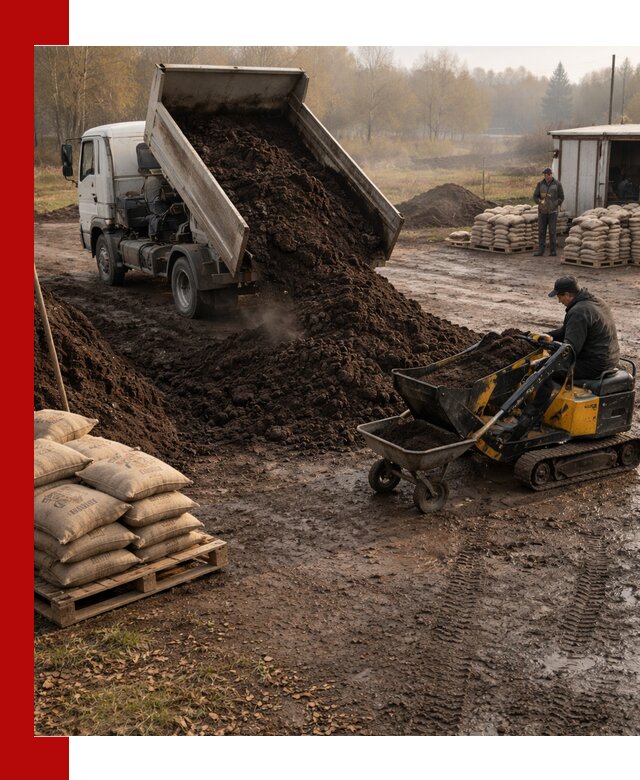 Кислый торф в доставке по выгодным ценам в Керчи