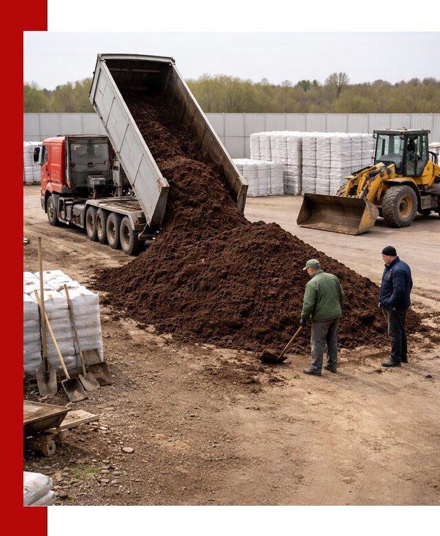 Доставка торфяных смесей оптом и в розницу в Керчи