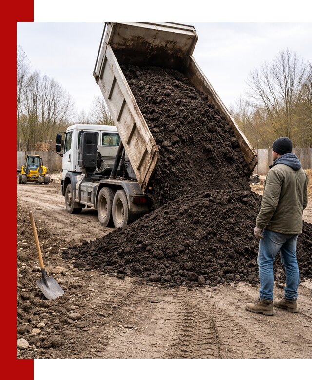 Доставка чернозема навалом в Керчи быстро и выгодно