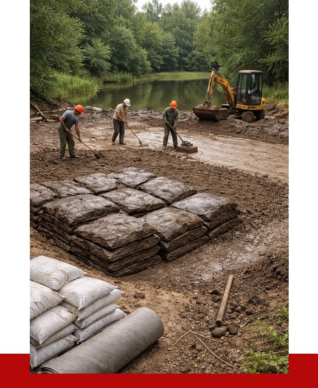 Купить глину для пруда в Керчи от 4595 р. с доставкой | ПРОНЕРУДКрч