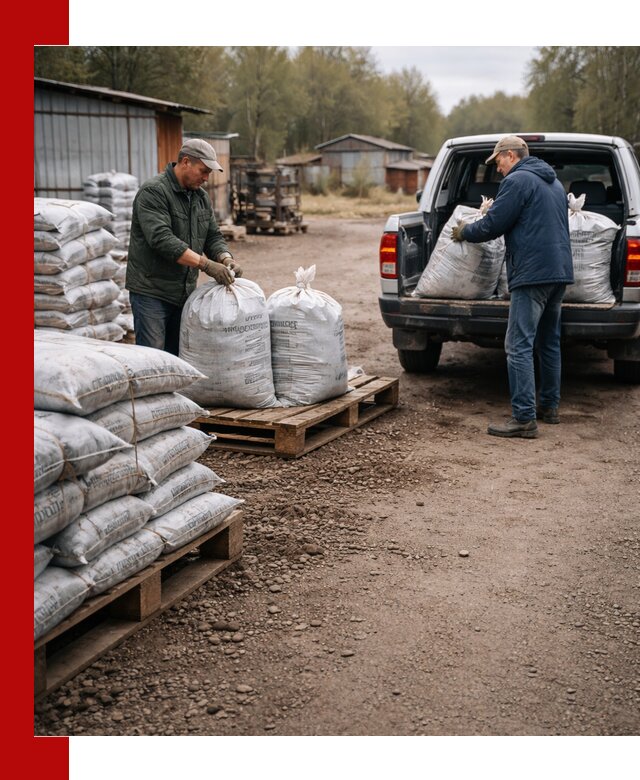 Купить конский навоз в мешках с доставкой в Керчи