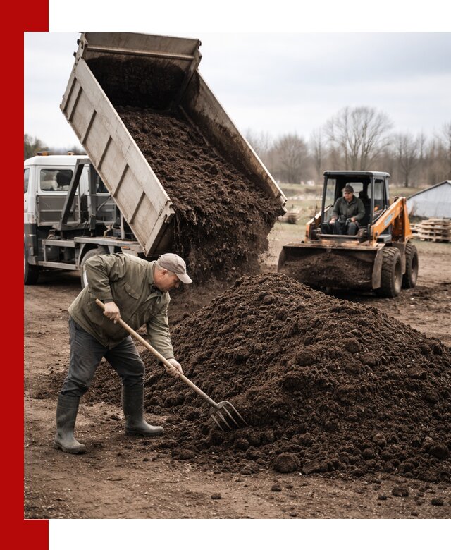 Доставка и продажа перегноя в Керчи быстро и дешево