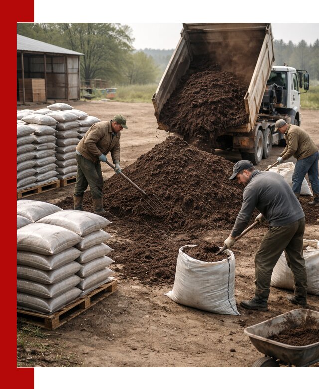 Доставка компоста оптом и в розницу в Керчи