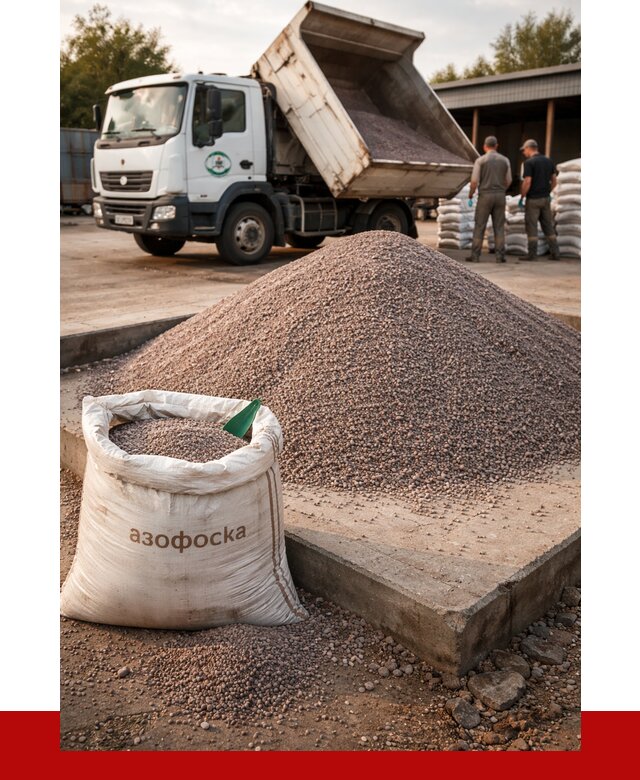 Купить азофоска в Керчи с доставкой от 1225 р. за куб | ПРОНЕРУДКрч